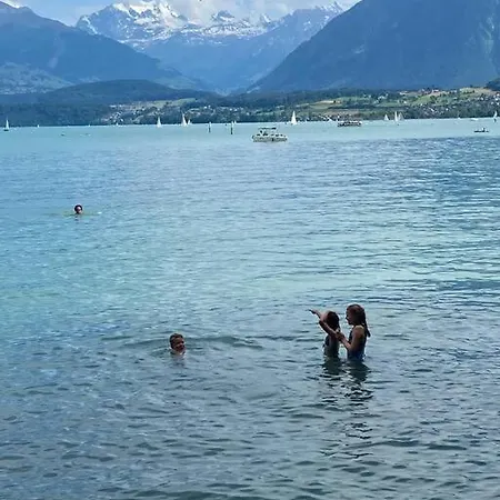 Am See L 15 Minuten Nach Interlaken L Gratis Parking Faulensee Exterior photo