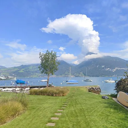 Am See L 15 Minuten Nach Interlaken L Gratis Parking Faulensee Exterior photo